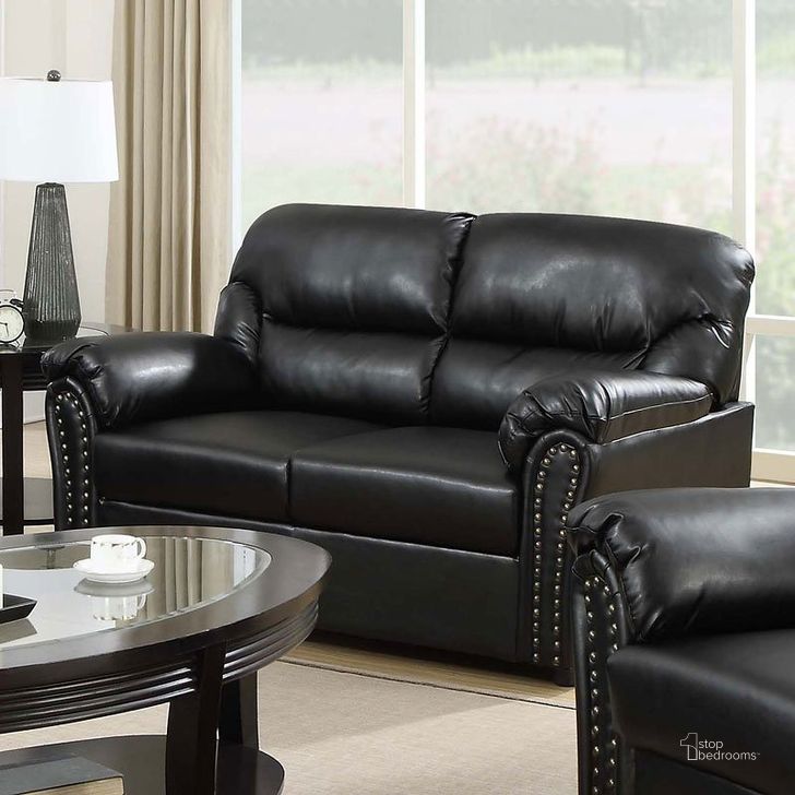 The appearance of G263 Loveseat (Black) designed by Glory in the traditional interior design. This black piece of furniture  was selected by 1StopBedrooms from G263 Collection to add a touch of cosiness and style into your home. Sku: G263-L-Love Seat. Product Type: Loveseat. Material: Bonded Leather.