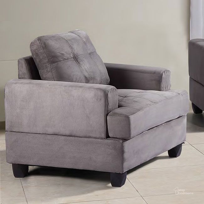 The appearance of G513 Chair (Grey) designed by Glory in the transitional interior design. This grey piece of furniture  was selected by 1StopBedrooms from G513 Collection to add a touch of cosiness and style into your home. Sku: G513A-C-Chair. Material: Fabric. Product Type: Chair.