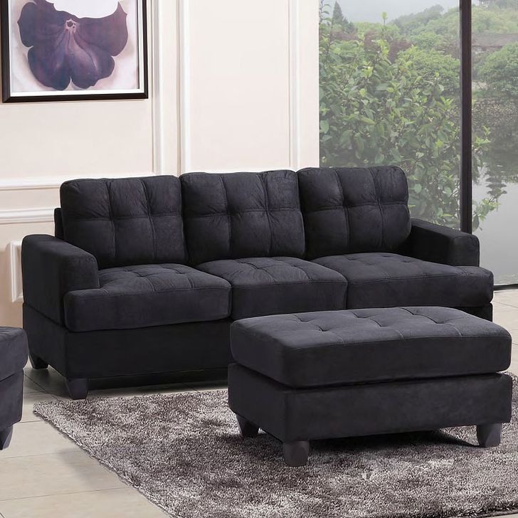 The appearance of G515 Living Room Set (Black) designed by Glory in the transitional interior design. This black piece of furniture  was selected by 1StopBedrooms from G515 Collection to add a touch of cosiness and style into your home. Sku: G515A-S-BASE, SEAT CUSHION, BACK, ARM, BACK PILLOW;G515A-S-BASE, SEAT CUSHION, BACK, ARM, BACK PILLOW, HARDWARE AND LEG;G515A-L-BASE, PILLOW, LEG, HARDWARE;G515A-L-ARM, CUSHION SEAT. Material: Fabric. Product Type: Living Room Set. Image1