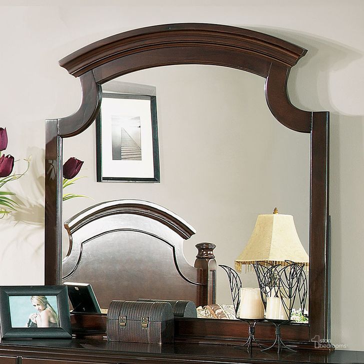 The appearance of G5950 Carved Mirror designed by Glory in the traditional interior design. This cappuccino piece of furniture  was selected by 1StopBedrooms from G5950 Collection to add a touch of cosiness and style into your home. Sku: G5950-M-Mirror. Material: Wood. Product Type: Dresser Mirror.