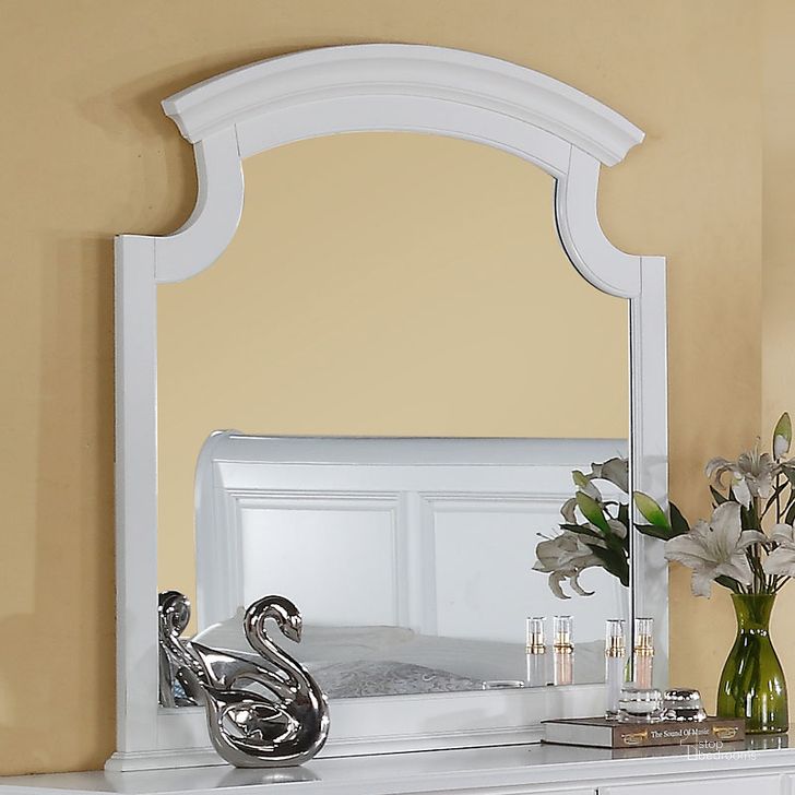 The appearance of G5975 Carved Mirror designed by Glory in the traditional interior design. This white piece of furniture  was selected by 1StopBedrooms from G59 Collection to add a touch of cosiness and style into your home. Sku: G5975-M-Mirror. Material: Wood. Product Type: Dresser Mirror.