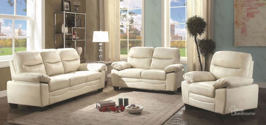 The appearance of G675 Living Room Set (Pearl) designed by Glory in the modern / contemporary interior design. This pearl piece of furniture  was selected by 1StopBedrooms from G67 Collection to add a touch of cosiness and style into your home. Sku: G675-S-Sofa;G675-L-Loveseat. Material: Faux Leather. Product Type: Living Room Set. Image1