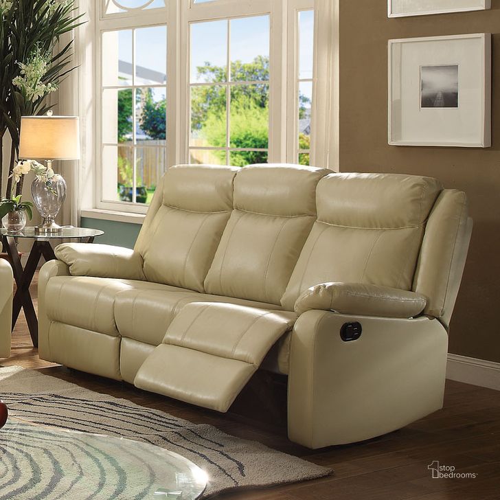 The appearance of G764 Double Reclining Sofa (Putty) designed by Glory in the modern / contemporary interior design. This putty piece of furniture  was selected by 1StopBedrooms from G76 Collection to add a touch of cosiness and style into your home. Sku: G764A-RS-Double Reclining Sofa. Material: Faux Leather. Product Type: Reclining Sofa. Image1