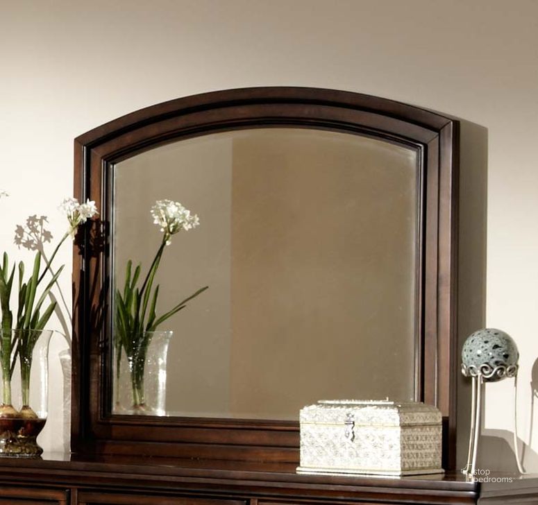 The appearance of Cumberland Mirror designed by Homelegance in the transitional interior design. This brown piece of furniture  was selected by 1StopBedrooms from Cumberland Collection to add a touch of cosiness and style into your home. Sku: 2159-6. Material: Wood. Product Type: Dresser Mirror.