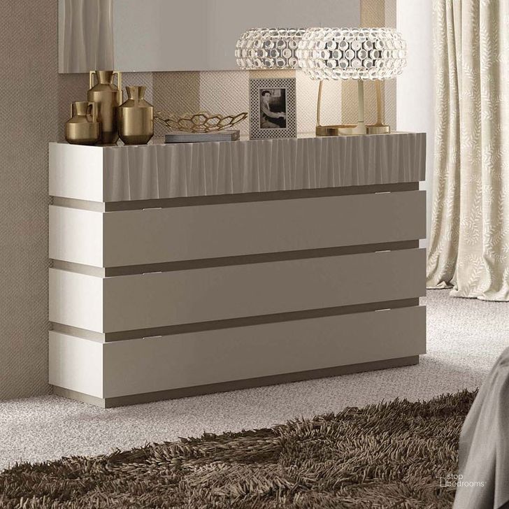 The appearance of Marina Single Dresser designed by ESF in the modern / contemporary interior design. This grey piece of furniture  was selected by 1StopBedrooms from Marina Collection to add a touch of cosiness and style into your home. Sku: MARINADRESSER. Product Type: Dresser. Material: MDF. Image1
