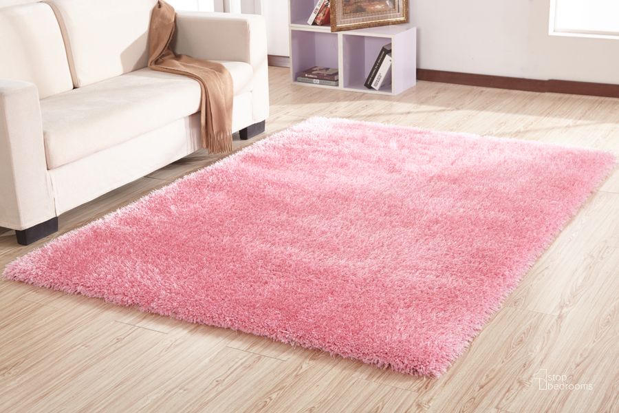 The appearance of Chubby Pink Area Rug 8 X 11 designed by Amazing Rugs in the modern / contemporary interior design. This pink piece of furniture  was selected by 1StopBedrooms from Chubby Collection to add a touch of cosiness and style into your home. Sku: NS2014-811. Material: Polyester. Product Type: Area Rugs. Image1