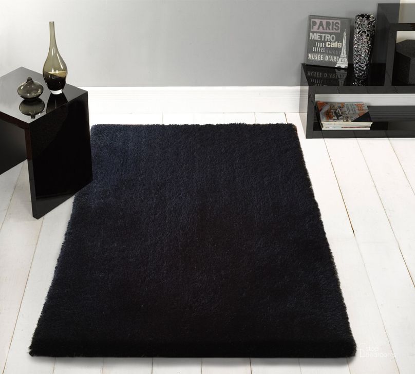 The appearance of Chubby Black Area Rug 5 X 7 designed by Amazing Rugs in the modern / contemporary interior design. This black piece of furniture  was selected by 1StopBedrooms from Chubby Collection to add a touch of cosiness and style into your home. Sku: NS2015-57. Material: Polyester. Product Type: Area Rugs. Image1