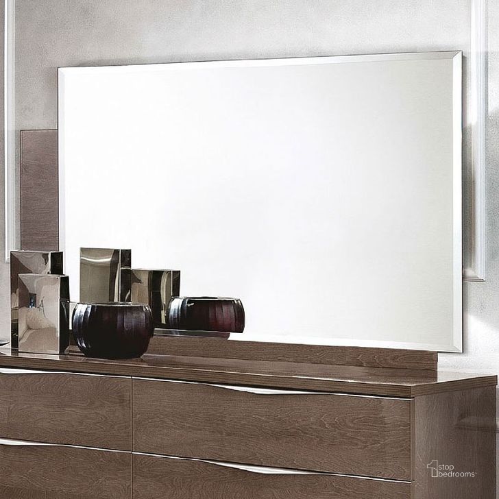 The appearance of Platinum Mirror designed by ESF in the modern / contemporary interior design. This brown piece of furniture  was selected by 1StopBedrooms from Platinum Collection to add a touch of cosiness and style into your home. Sku: PLATINUMMIRROR. Material: MDF. Product Type: Dresser Mirror. Image1