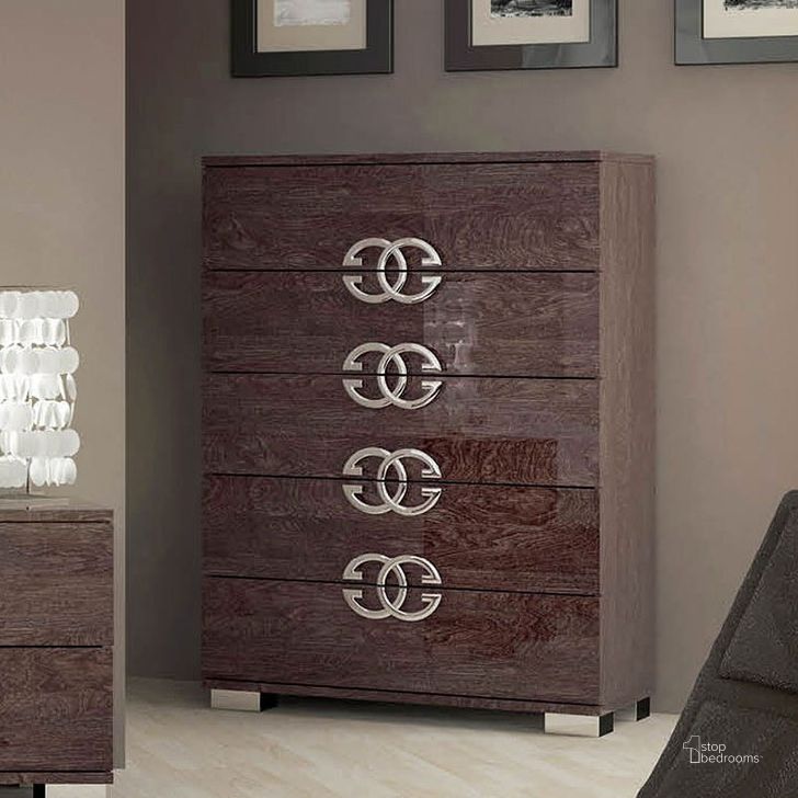 The appearance of Prestige Chest designed by ESF in the modern / contemporary interior design. This cognac birch piece of furniture  was selected by 1StopBedrooms from Prestige Collection to add a touch of cosiness and style into your home. Sku: PRESTIGECHEST. Product Type: Chest. Material: MDF.