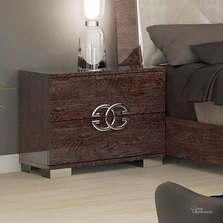 The appearance of Prestige Nightstand designed by ESF in the modern / contemporary interior design. This cognac birch piece of furniture  was selected by 1StopBedrooms from Prestige Collection to add a touch of cosiness and style into your home. Sku: PRESTIGEN/S. Product Type: Nightstand. Material: MDF.