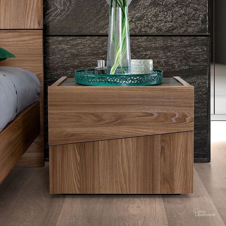 The appearance of Storm Nightstand designed by ESF in the modern / contemporary interior design. This elm piece of furniture  was selected by 1StopBedrooms from Storm Collection to add a touch of cosiness and style into your home. Sku: STORMNS. Product Type: Nightstand. Material: MDF. Image1