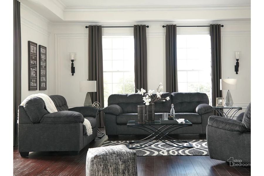 Accrington Sofa In Granite by Ashley Furniture 1StopBedrooms