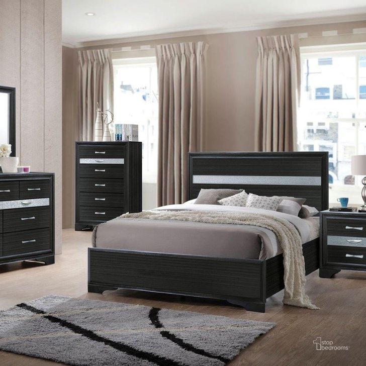 The appearance of Acme Naima Full Bed In Black designed by ACME in the modern / contemporary interior design. This black piece of furniture  was selected by 1StopBedrooms from Naima Collection to add a touch of cosiness and style into your home. Sku: 25915F-HF;25916F-R. Bed Type: Panel Bed. Material: Wood. Product Type: Panel Bed. Bed Size: Full.