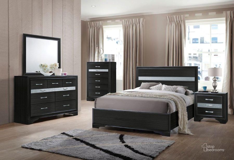 The appearance of Acme Naima Twin Bed In Black designed by ACME in the modern / contemporary interior design. This black piece of furniture  was selected by 1StopBedrooms from Naima Collection to add a touch of cosiness and style into your home. Sku: 25910T-HF;25911T-R. Bed Type: Panel Bed. Material: Wood. Product Type: Panel Bed. Bed Size: Twin.