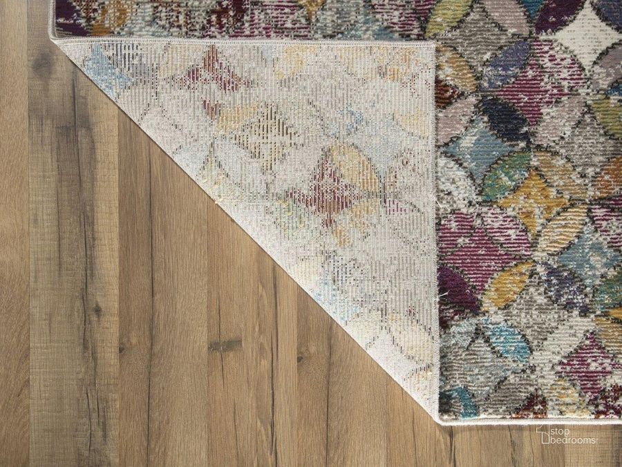 The appearance of Adriana CE45A Trellis Distressed Bohemian multi 8' x 10' Area Rug designed by Rugs America in the coastal interior design. This multicolor piece of furniture  was selected by 1StopBedrooms from Adriana Collection to add a touch of cosiness and style into your home. Sku: RA27310. Material: Polypropylene. Product Type: Area Rugs. Image1