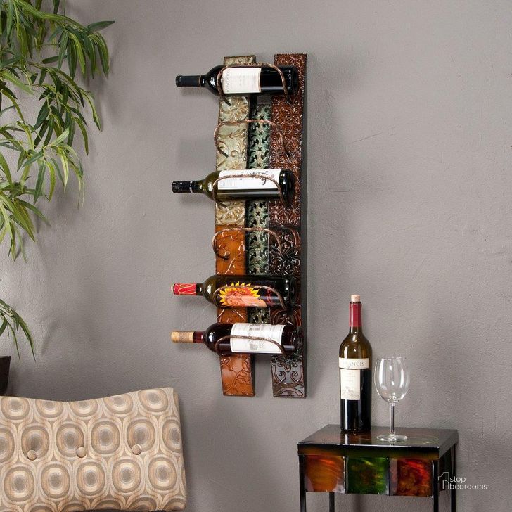 The appearance of Adriano Wall-Mount Wine Storage designed by SEI Furniture in the modern / contemporary interior design. This multi piece of furniture  was selected by 1StopBedrooms from Adriano Collection to add a touch of cosiness and style into your home. Sku: HZ1018. Material: Metal. Product Type: Wine Rack. Image1