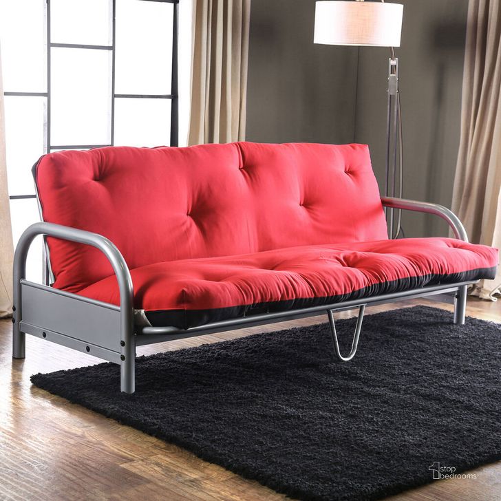 The appearance of Aksel Futon Mattress In Black/Red designed by Furniture of America in the modern / contemporary interior design. This black/red piece of furniture  was selected by 1StopBedrooms from Aksel Collection to add a touch of cosiness and style into your home. Sku: FP-2417BR. Product Type: Mattress. Bed Size: Full. Material: Cotton. Size: Full. Comfort Level: Plush. Mattress Top: Tight Top. Mattress Type: Innerspring. Comfort Level: Plush. Mattress Thickness: 6". Image1