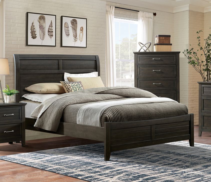 The appearance of Alaina California King Bed In Walnut designed by Furniture of America in the transitional interior design. This walnut piece of furniture  was selected by 1StopBedrooms from Alaina Collection to add a touch of cosiness and style into your home. Sku: FOA7916K-HB;FOA7916K-FB;FOA7916CK-R. Bed Type: Panel Bed. Material: Wood. Product Type: Panel Bed. Bed Size: California King. Image1