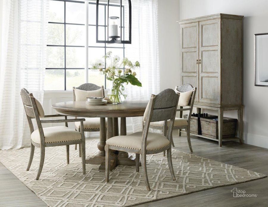 The appearance of Alfresco Beige Aperto Rush Side Chair designed by Hooker in the transitional interior design. This beige piece of furniture  was selected by 1StopBedrooms from Alfresco Collection to add a touch of cosiness and style into your home. Sku: 6025-75311-90. Material: Wood. Product Type: Side Chair. Image1