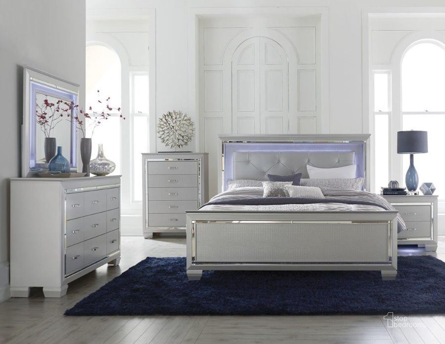 The appearance of Port Maitland Silver Panel Bed Set designed by Off 5th Home in the modern / contemporary interior design. This silver piece of furniture  was selected by 1StopBedrooms from Port Maitland Collection to add a touch of cosiness and style into your home. Sku: 1916F-1;1916F-2;1916F-3;1916-4. Bed Type: Panel Bed. Material: Wood. Product Type: Panel Bed. Bed Size: Full.