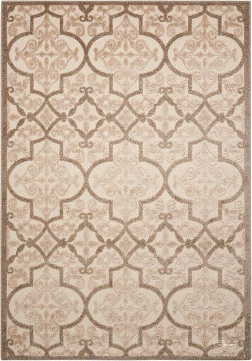 The appearance of Aloha Cream 10 X 13 Area Rug designed by Nourison in the transitional interior design. This cream piece of furniture  was selected by 1StopBedrooms from Aloha Collection to add a touch of cosiness and style into your home. Sku: 99446376312. Material: Polypropylene. Product Type: Area Rugs. Image1