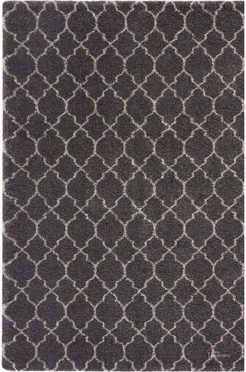 The appearance of Amore Charcoal 7 X 10 Area Rug designed by Nourison in the modern / contemporary interior design. This charcoal piece of furniture  was selected by 1StopBedrooms from Amore Collection to add a touch of cosiness and style into your home. Sku: 99446320056. Material: Polypropylene. Product Type: Area Rugs. Image1
