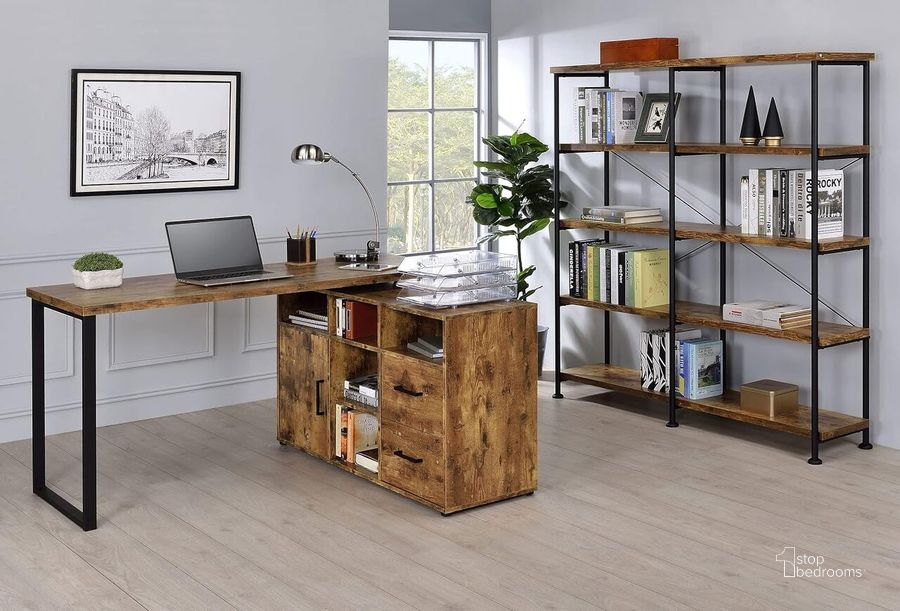 Analiese Antique Nutmeg Bookcase by Coaster 1StopBedrooms