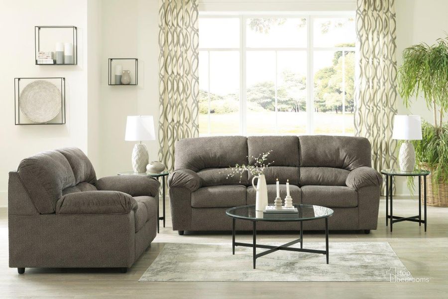 The appearance of Anne De La Pérade Flannel Living Room Set designed by Luxe Linea in the modern / contemporary interior design. This flannel piece of furniture  was selected by 1StopBedrooms from Anne De La Pérade Collection to add a touch of cosiness and style into your home. Sku: 2950238;2950235. Material: Fabric. Product Type: Living Room Set. Image1