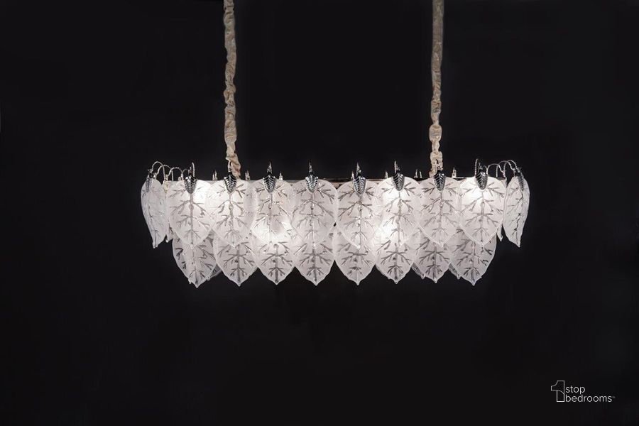 The appearance of Autumn - Rectangular 12 Light Chandelier designed by AICO in the traditional interior design. This silver piece of furniture  was selected by 1StopBedrooms from Lighting Collection to add a touch of cosiness and style into your home. Sku: LT-CH972-12CLR. Product Type: Chandelier.