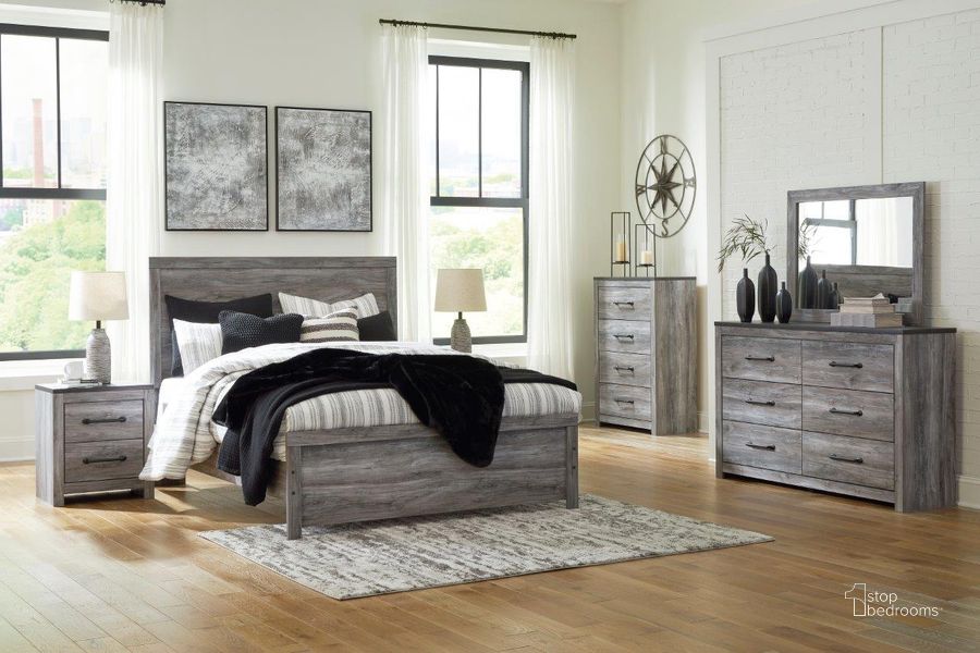 The appearance of Averelina Dark Gray Bedroom Set designed by FineForm in the modern / contemporary interior design. This dark gray piece of furniture  was selected by 1StopBedrooms from Averelina Collection to add a touch of cosiness and style into your home. Sku: B1290-71;B1290-98;B1290-92. Bed Type: Panel Bed. Material: Wood. Product Type: Panel Bed. Bed Size: Queen. Image1