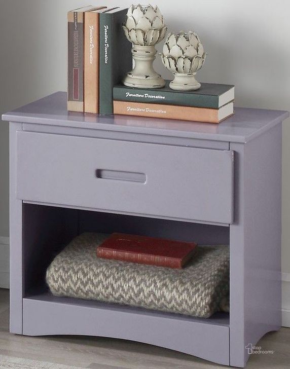 The appearance of Orion Grey Night Stand designed by Homelegance in the modern / contemporary interior design. This gray piece of furniture  was selected by 1StopBedrooms from Orion Collection to add a touch of cosiness and style into your home. Sku: B2063-4. Material: Wood. Product Type: Nightstand.