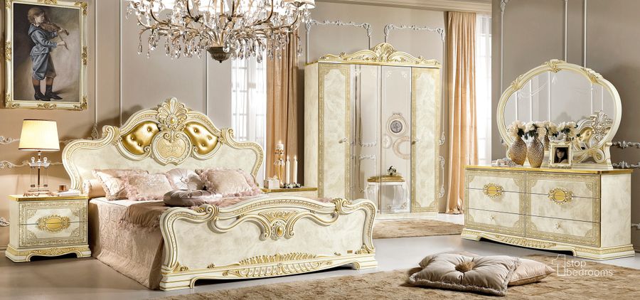 The appearance of Baker Creek Ivory Bedroom Set designed by Versailles Home in the traditional interior design. This ivory piece of furniture  was selected by 1StopBedrooms from Baker Creek Collection to add a touch of cosiness and style into your home. Sku: LEONARDOBEDQ.S;WFRAMEQUEENS;LEONARDON/S. Bed Type: Panel Bed. Material: Wood. Product Type: Panel Bed. Bed Size: Queen. Image1