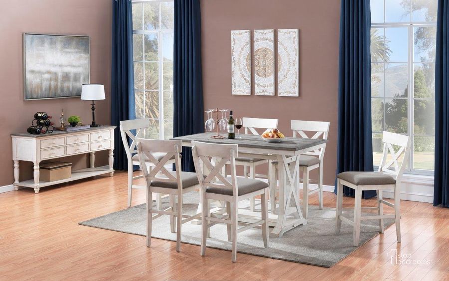 cream colored dining room furniture