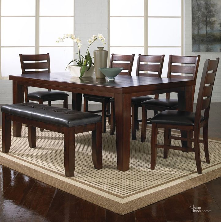 The appearance of Bardtstown Extendable Dining Room Set designed by Crown Mark in the transitional interior design. This espresso piece of furniture  was selected by 1StopBedrooms from Bardstown Collection to add a touch of cosiness and style into your home. Sku: 2152T-4282;2152S. Table Base Style: Legs. Table Top Shape: Round. Material: Wood. Product Type: Dining Room Set. Image1