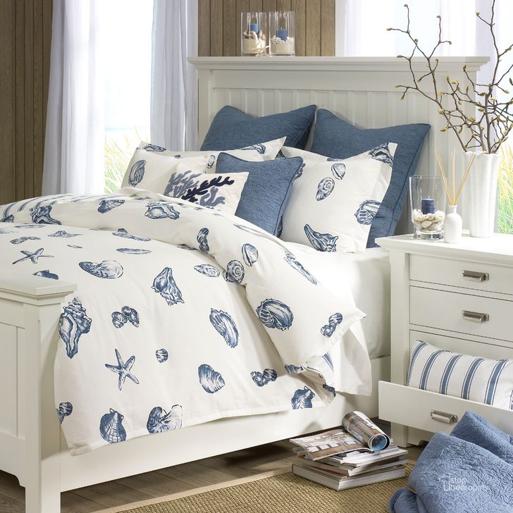 The appearance of Beach House Cotton Printed Twin Duvet Mini Set In Blue designed by Olliix in the coastal interior design. This blue piece of furniture  was selected by 1StopBedrooms from Beach House Collection to add a touch of cosiness and style into your home. Sku: HH12-275. Bed Size: Twin. Material: Cotton. Product Type: Duvet Set. Image1