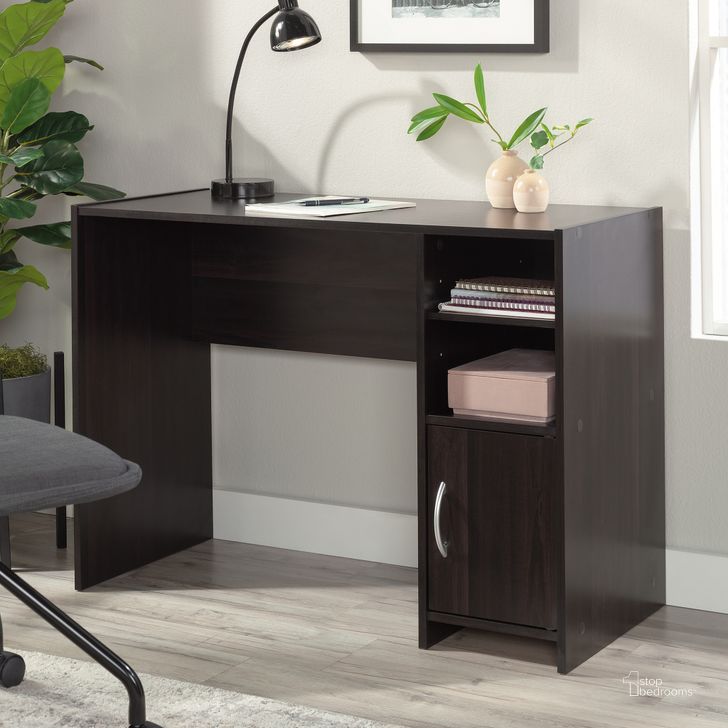 The appearance of Beginnings Desk In Cinnamon Cherry designed by Sauder in the transitional interior design. This cinnamon cherry piece of furniture  was selected by 1StopBedrooms from Beginnings Collection to add a touch of cosiness and style into your home. Sku: 415817. Product Type: Desk. Material: Engineered Wood. Image1
