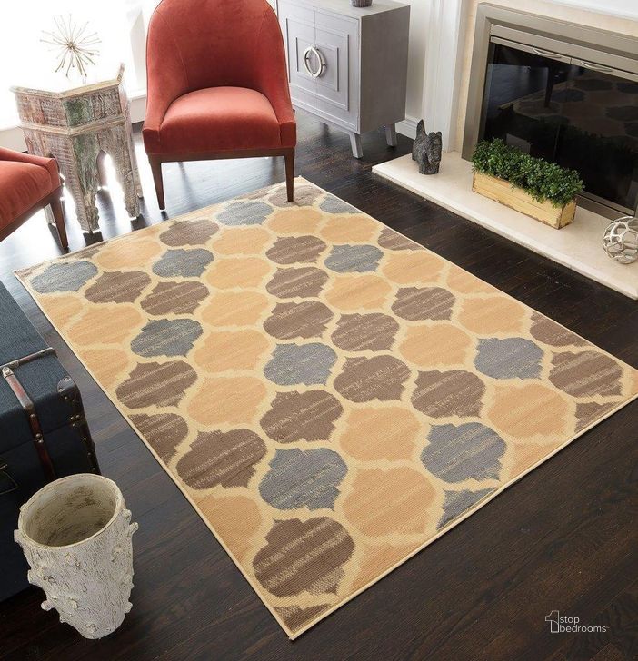 The appearance of Belfort BM10B Berber Seams trellis Contemporary beige 2' x 12' Area Rug designed by Rugs America in the modern / contemporary interior design. This beige piece of furniture  was selected by 1StopBedrooms from Belfort Collection to add a touch of cosiness and style into your home. Sku: RA28312. Material: Polypropylene. Product Type: Area Rugs. Image1