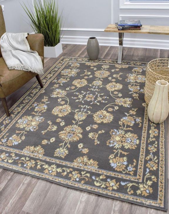 The appearance of Belfort BM30C Legacy Grey traditional Traditional Light Gray 9' x 12' Area Rug designed by Rugs America in the traditional interior design. This light gray piece of furniture  was selected by 1StopBedrooms from Belfort Collection to add a touch of cosiness and style into your home. Sku: RA27951. Material: Polypropylene. Product Type: Area Rugs. Image1