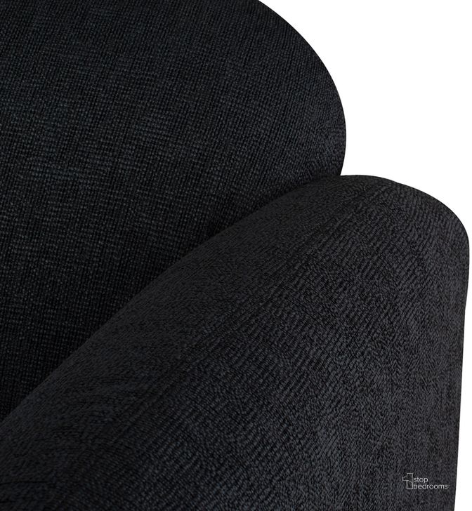 The appearance of Benson Activated Charcoal Fabric Triple Seat Sofa designed by Nuevo in the modern / contemporary interior design. This charcoal piece of furniture  was selected by 1StopBedrooms from Benson Collection to add a touch of cosiness and style into your home. Sku: HGSC632. Material: Fabric. Product Type: Sofa. Image1
