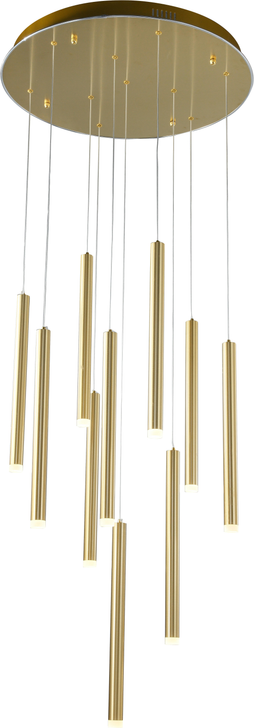 The appearance of Bethel International LED Lighting OC13C23G designed by Bethel International in the modern / contemporary interior design. This gold piece of furniture  was selected by 1StopBedrooms from  to add a touch of cosiness and style into your home. Sku: OC13C23G. Material: Aluminum. Product Type: Lighting. Image1