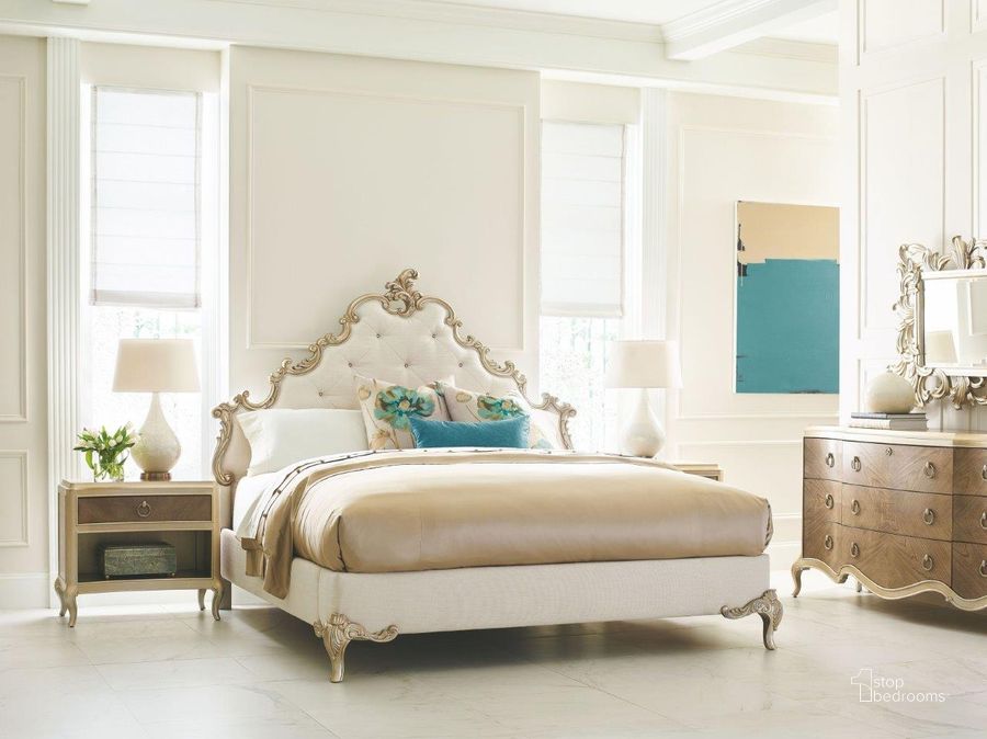 The appearance of Bethena Beige Bedroom Set designed by Atelier Home in the transitional interior design. This beige piece of furniture  was selected by 1StopBedrooms from Bethena Collection to add a touch of cosiness and style into your home. Sku: C063-419-101;C063-419-063. Bed Type: Panel Bed. Material: Wood. Product Type: Panel Bed. Bed Size: Queen. Image1
