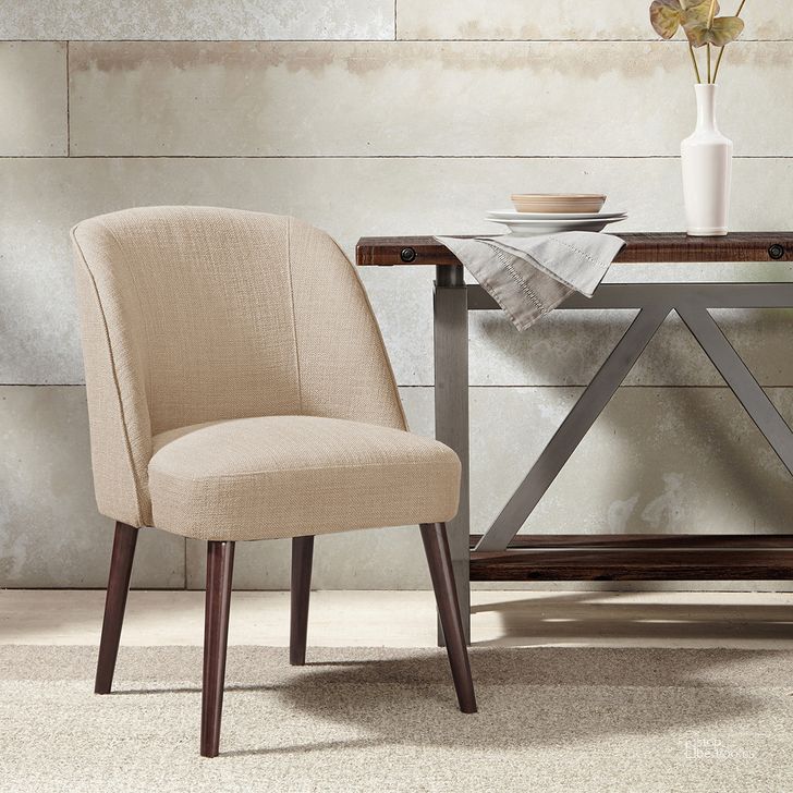 The appearance of Bexley Rounded Back Dining Chair In Natural designed by Olliix in the modern / contemporary interior design. This natural piece of furniture  was selected by 1StopBedrooms from Bexley Collection to add a touch of cosiness and style into your home. Sku: MP100-0152. Material: Wood. Product Type: Dining Chair. Image1