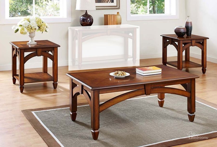 The appearance of Brenton Occasional Table Set 3-Pack In Black Cherry designed by Bernards in the transitional interior design. This black cherry piece of furniture  was selected by 1StopBedrooms from Brenton Collection to add a touch of cosiness and style into your home. Sku: 8911-011. Product Type: Occasional Table Set. Material: Poplar.