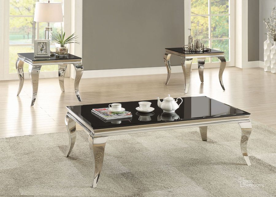 The appearance of Bricen Black Occasional Table Set designed by FineForm in the modern / contemporary interior design. This black piece of furniture  was selected by 1StopBedrooms from Bricen Collection to add a touch of cosiness and style into your home. Sku: 705018B1;705018B2;705018B3;705017B1;705017B2;705017B3. Material: Glass. Product Type: Occasional Table Set. Table Top Shape: Rectangular. Image1
