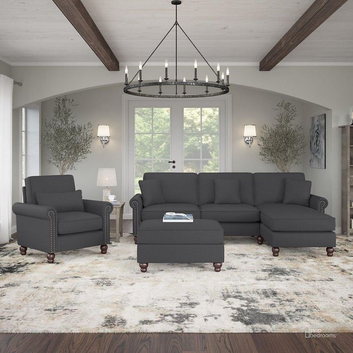 Charcoal grey sectional online sofa with chaise lounge