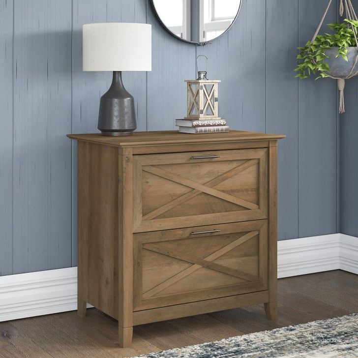 The appearance of Bush Furniture Key West 2 Drawer Lateral File Cabinet In Reclaimed Pine designed by Bush Furniture in the country / farmhouse interior design. This pine piece of furniture  was selected by 1StopBedrooms from Key West Collection to add a touch of cosiness and style into your home. Sku: KWF130RCP-03. Product Type: File Cabinet. Image1