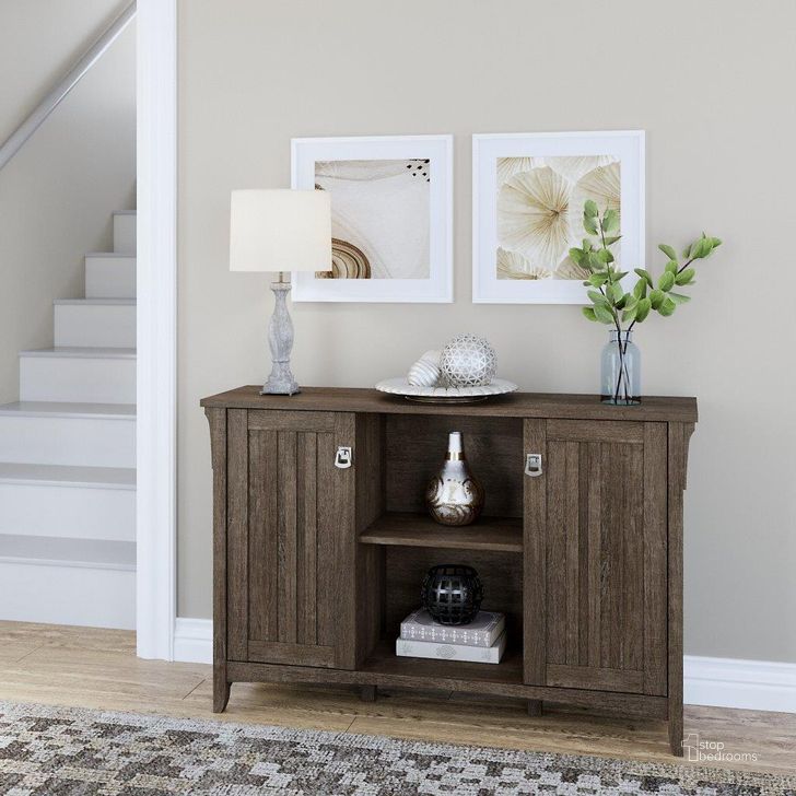 The appearance of Bush Furniture Salinas Accent Storage Cabinet with Doors in Ash Brown designed by Bush Furniture in the country / farmhouse interior design. This brown piece of furniture  was selected by 1StopBedrooms from Salinas Collection to add a touch of cosiness and style into your home. Sku: SAS147ABR-03. Product Type: Storage Cabinet. Image1