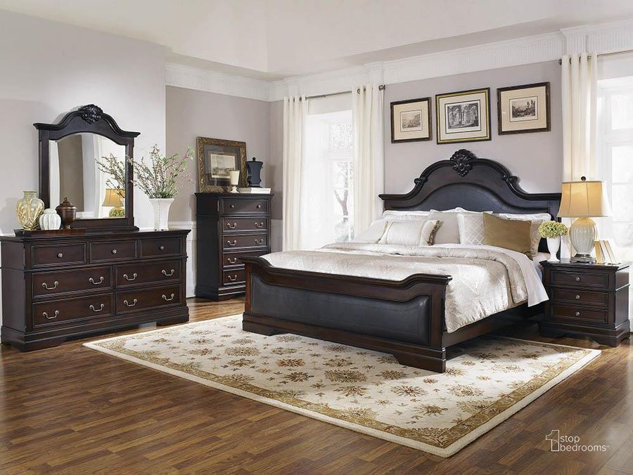 The appearance of Cambridge King Panel Bed designed by Coaster in the traditional interior design. This brown piece of furniture  was selected by 1StopBedrooms from Cambridge Collection to add a touch of cosiness and style into your home. Sku: 203191KEB1;203191KEB2. Bed Type: Panel Bed. Material: Wood. Product Type: Panel Bed. Bed Size: King. Image1