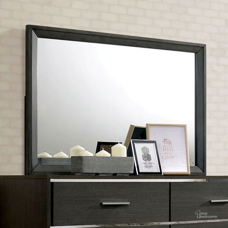The appearance of Camryn Mirror In Warm Gray designed by Furniture of America in the modern / contemporary interior design. This warm gray piece of furniture  was selected by 1StopBedrooms from Camryn Collection to add a touch of cosiness and style into your home. Sku: CM7589M. Material: Wood. Product Type: Mirror.
