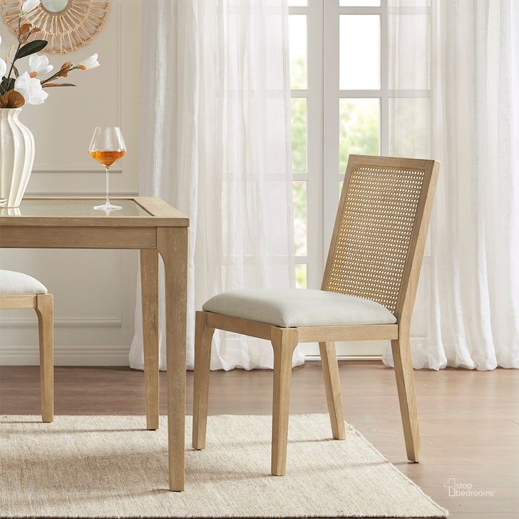 The appearance of Canteberry Dining Chair Set Of 2 In Natural designed by Olliix in the country / farmhouse interior design. This natural piece of furniture  was selected by 1StopBedrooms from Canteberry Collection to add a touch of cosiness and style into your home. Sku: MP108-1060. Material: Wood. Product Type: Dining Chair. Image1